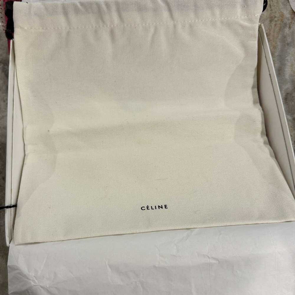 New in box never used Celine Macadam colorblock clutch - Picture 3 of 10